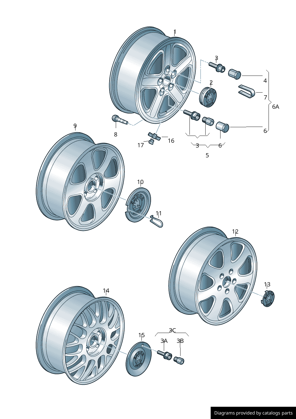Car part diagram
