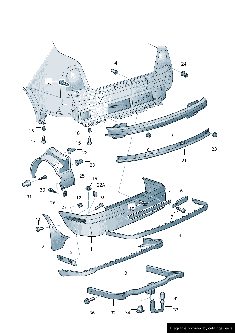 Car part diagram