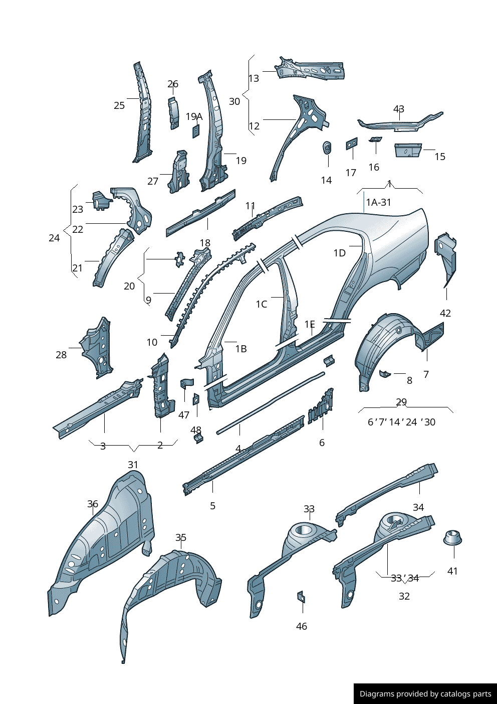 Car part diagram