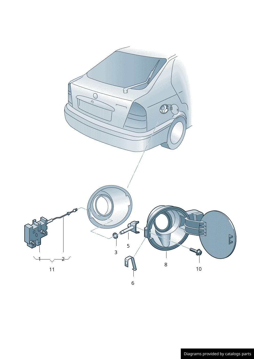 Car part diagram