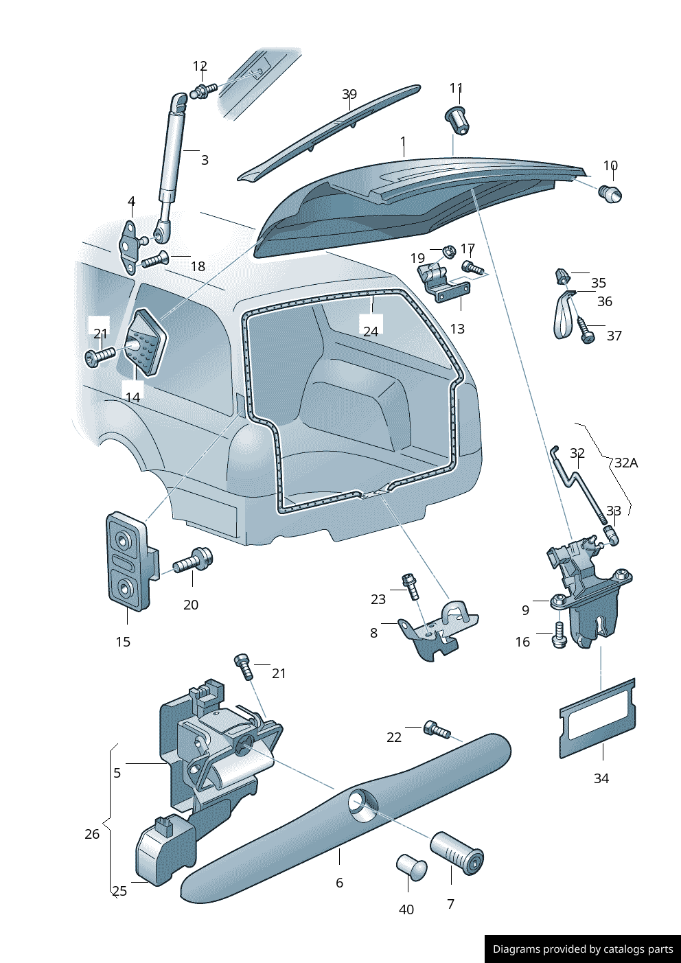 Car part diagram