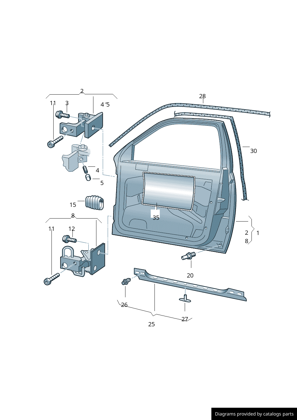 Car part diagram
