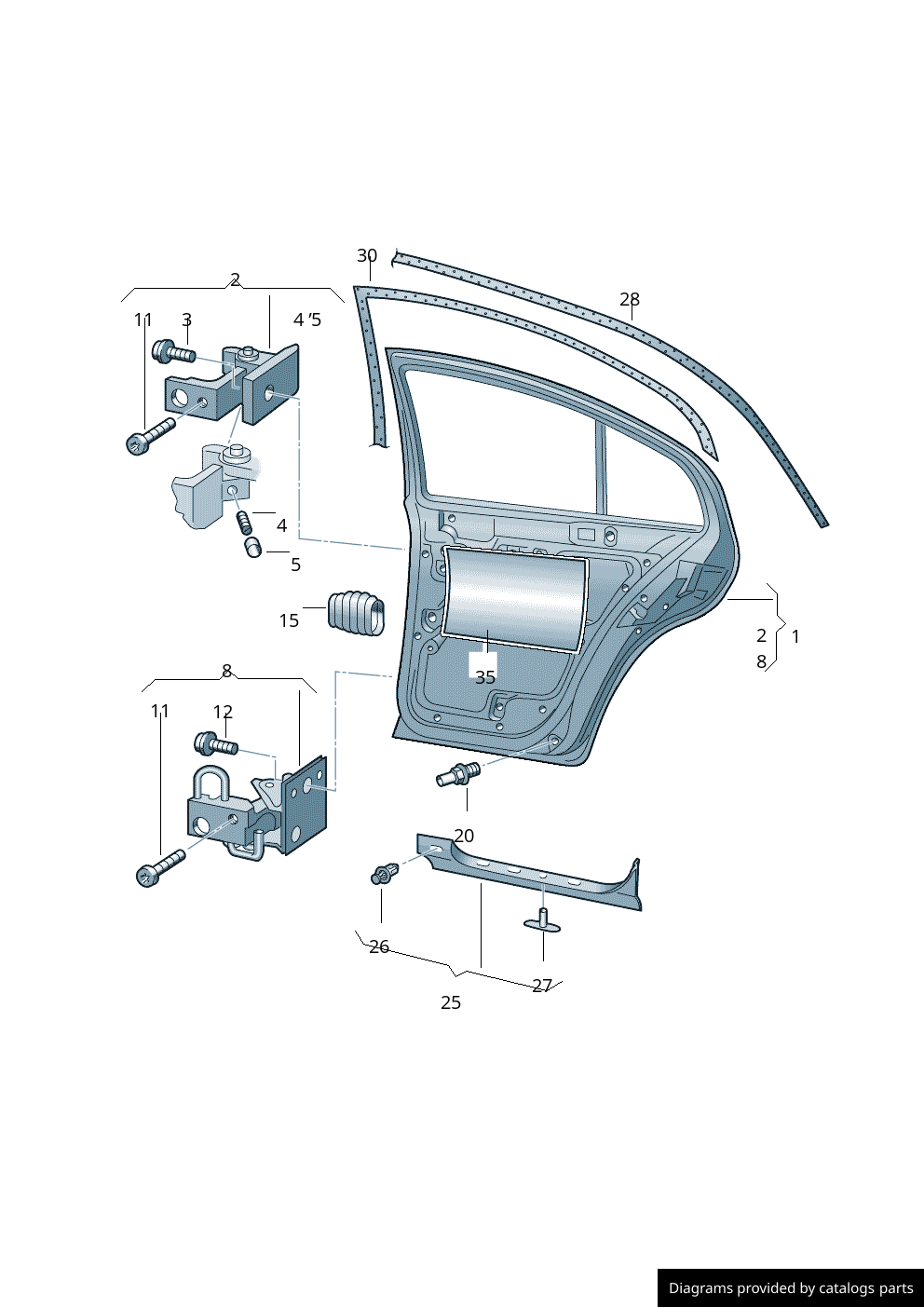 Car part diagram