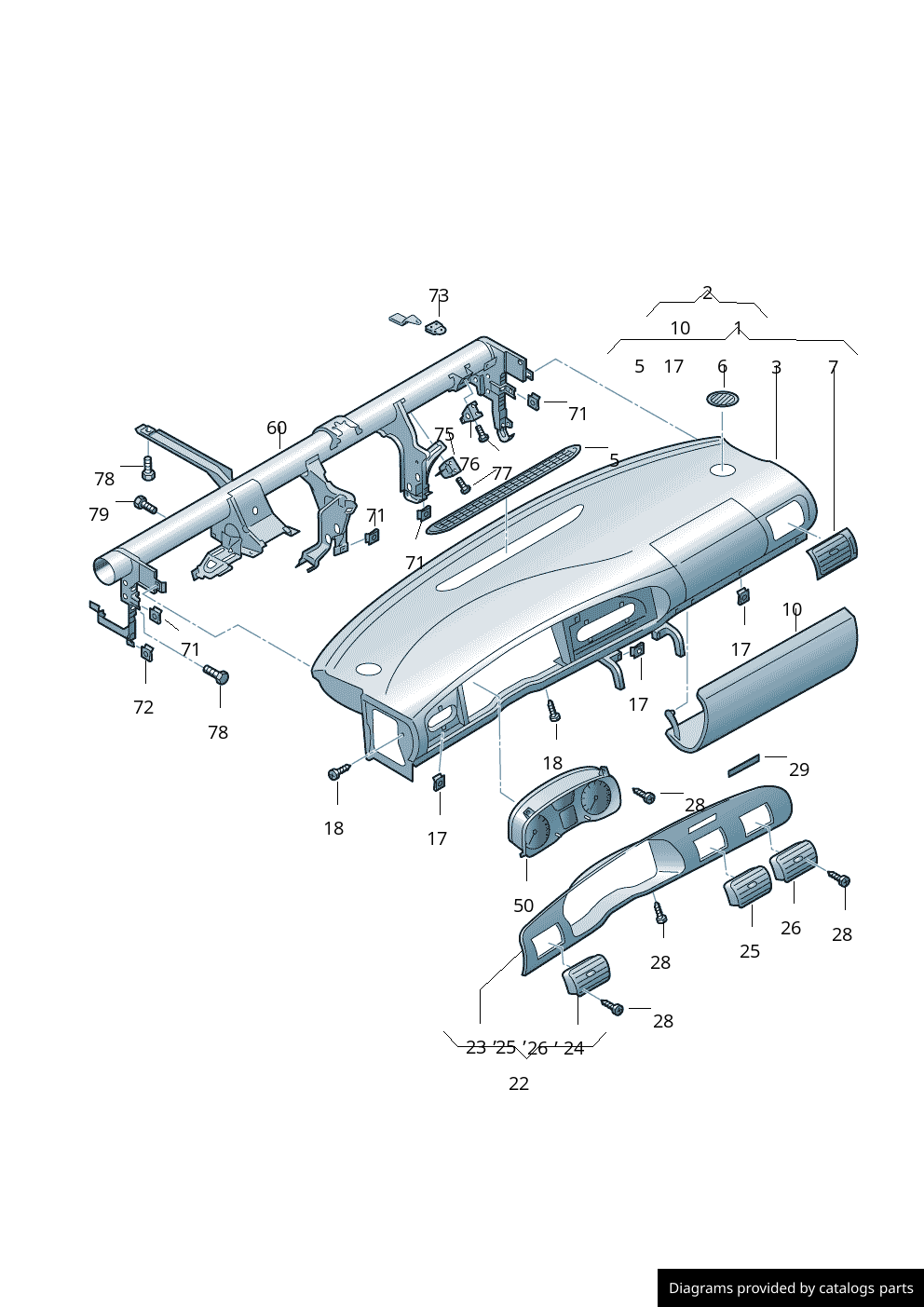 Car part diagram