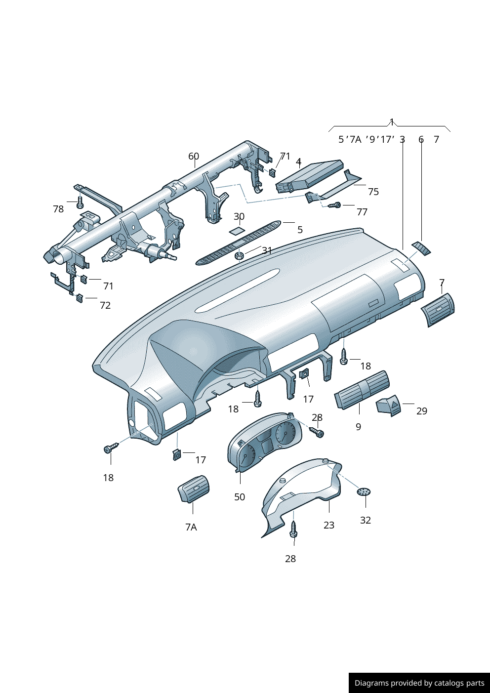 Car part diagram