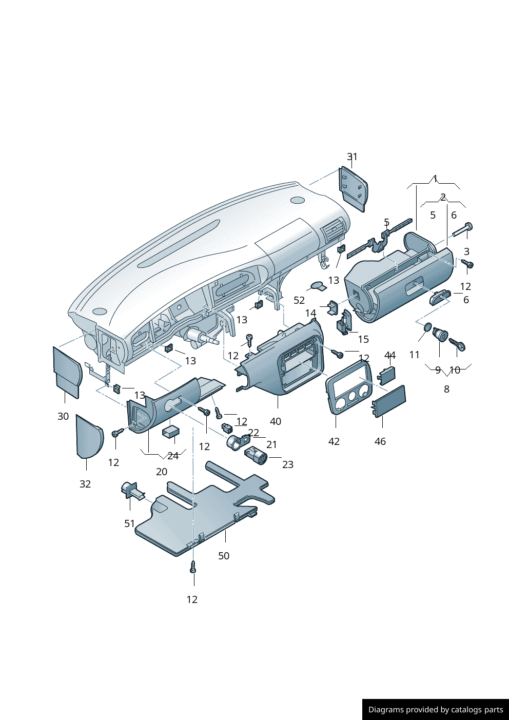 Car part diagram
