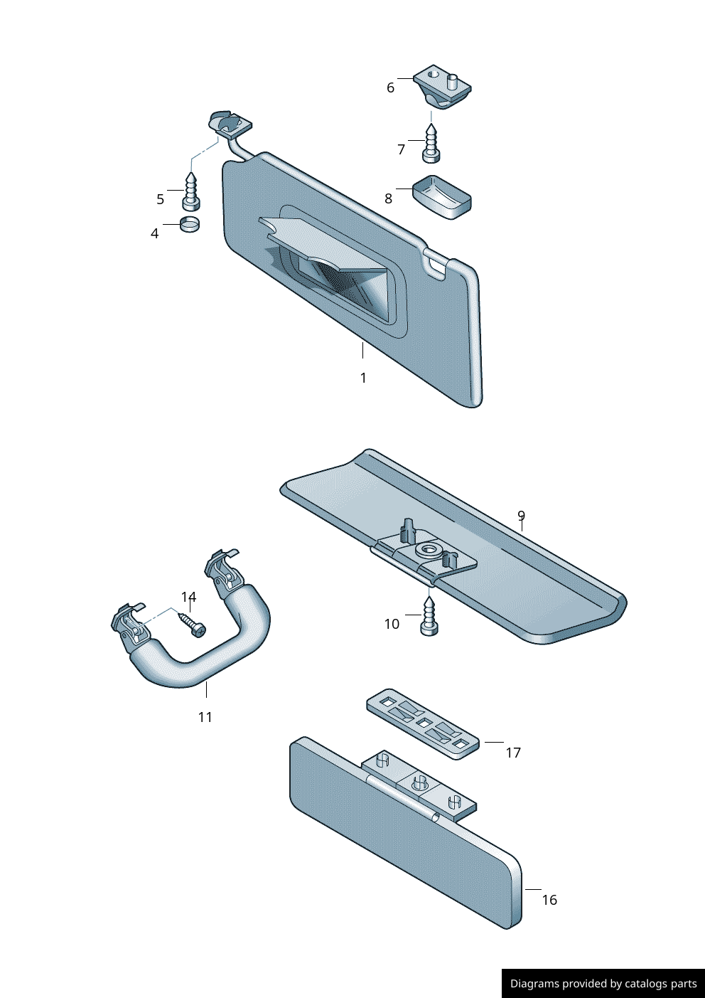 Car part diagram