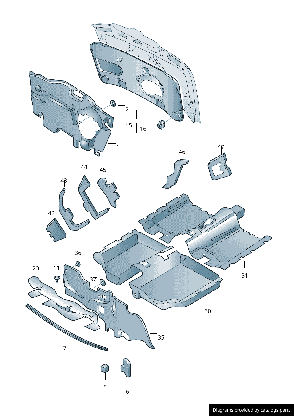 Car part diagram