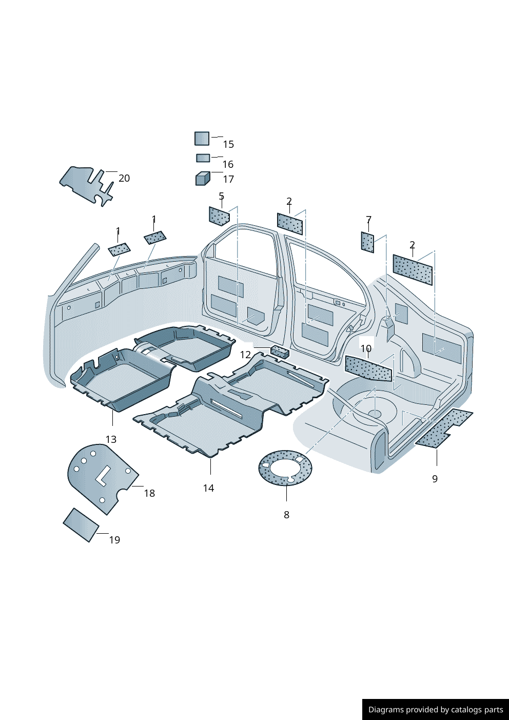 Car part diagram