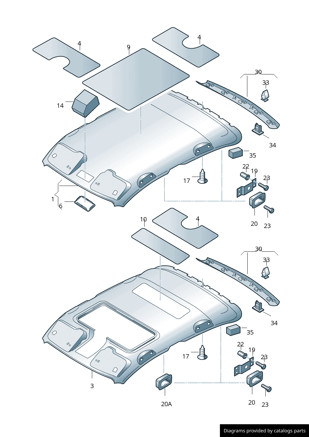 Car part diagram