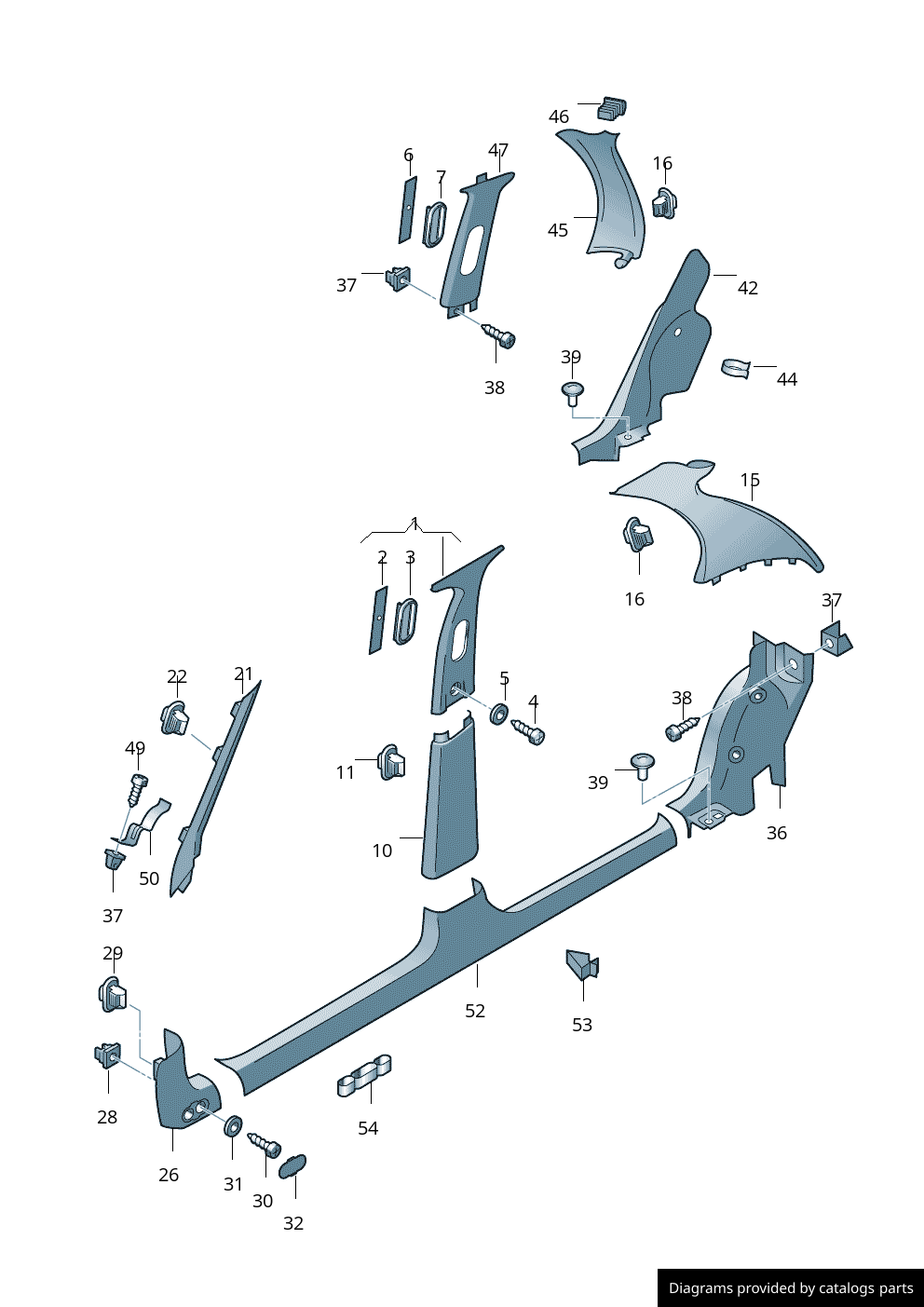 Car part diagram