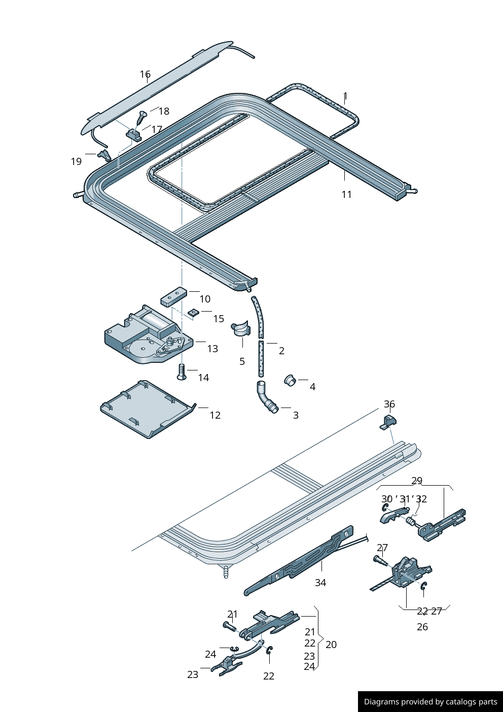 Car part diagram