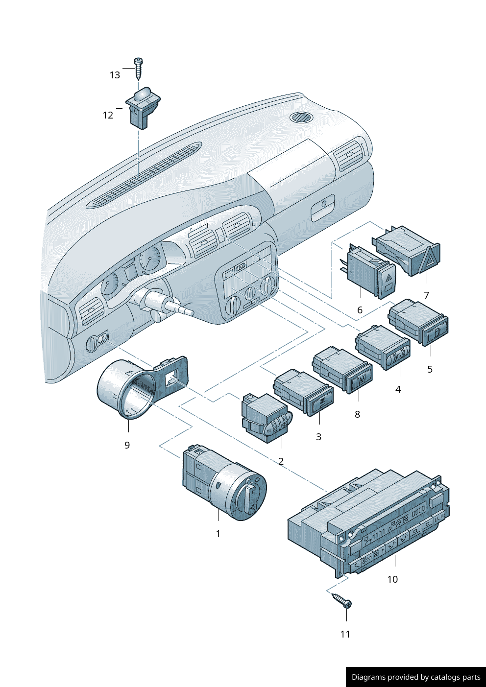 Car part diagram