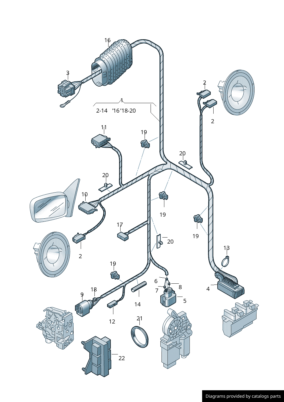 Car part diagram