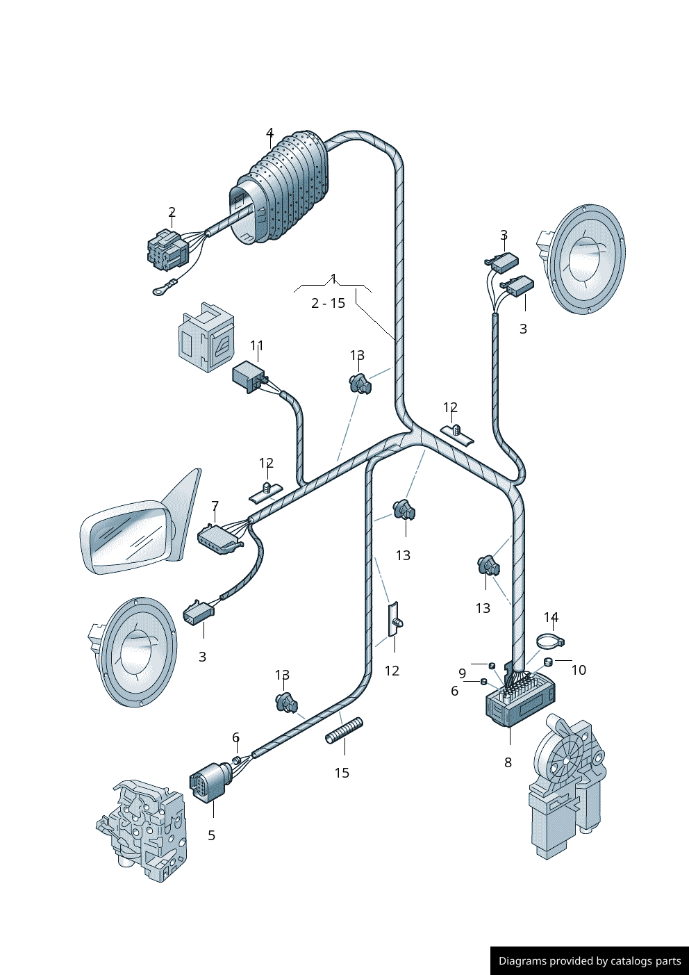Car part diagram