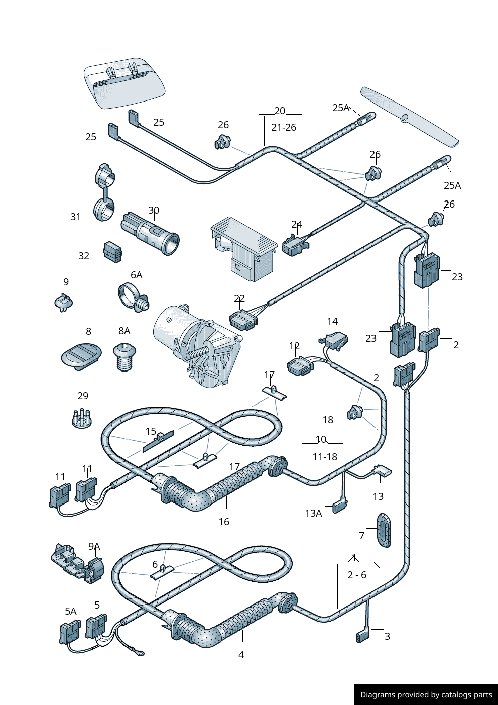 Car part diagram
