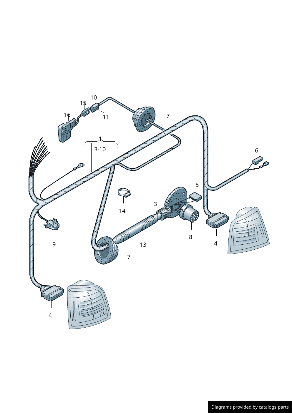 Car part diagram
