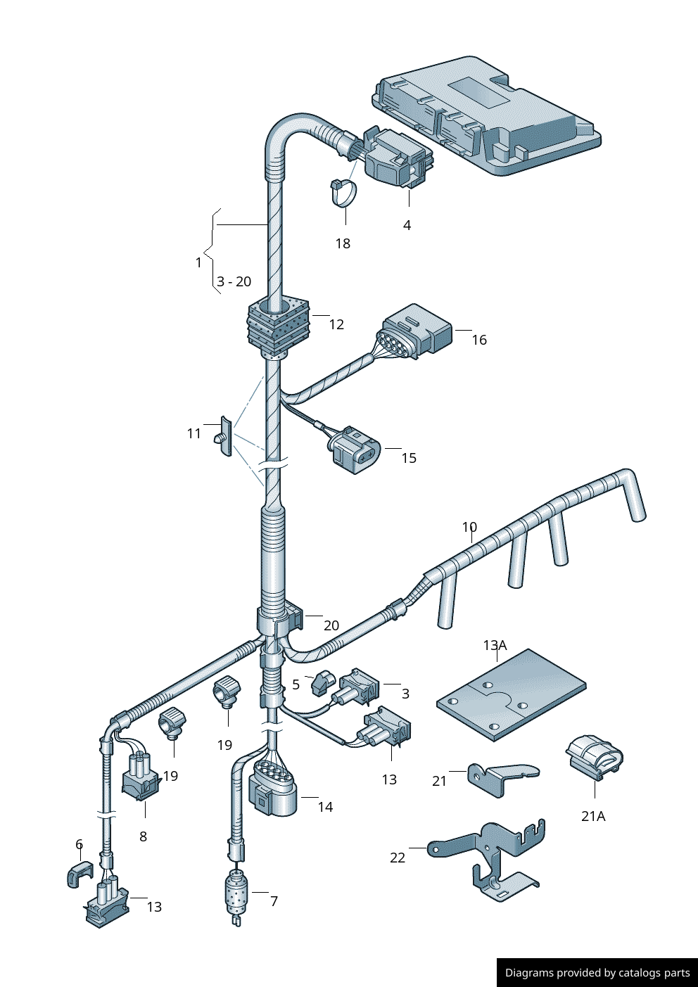 Car part diagram