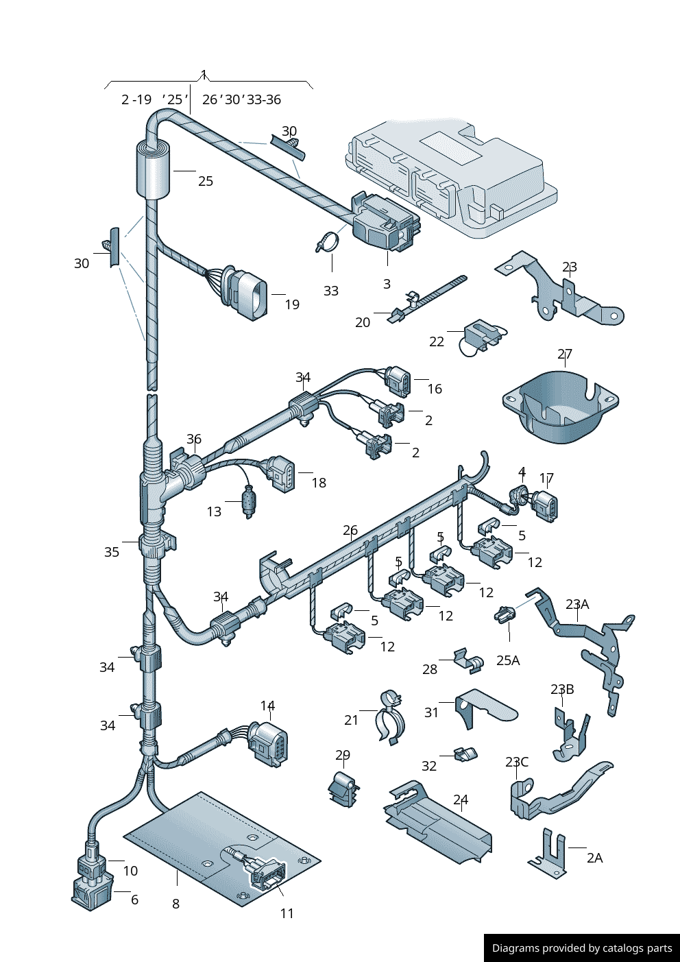 Car part diagram