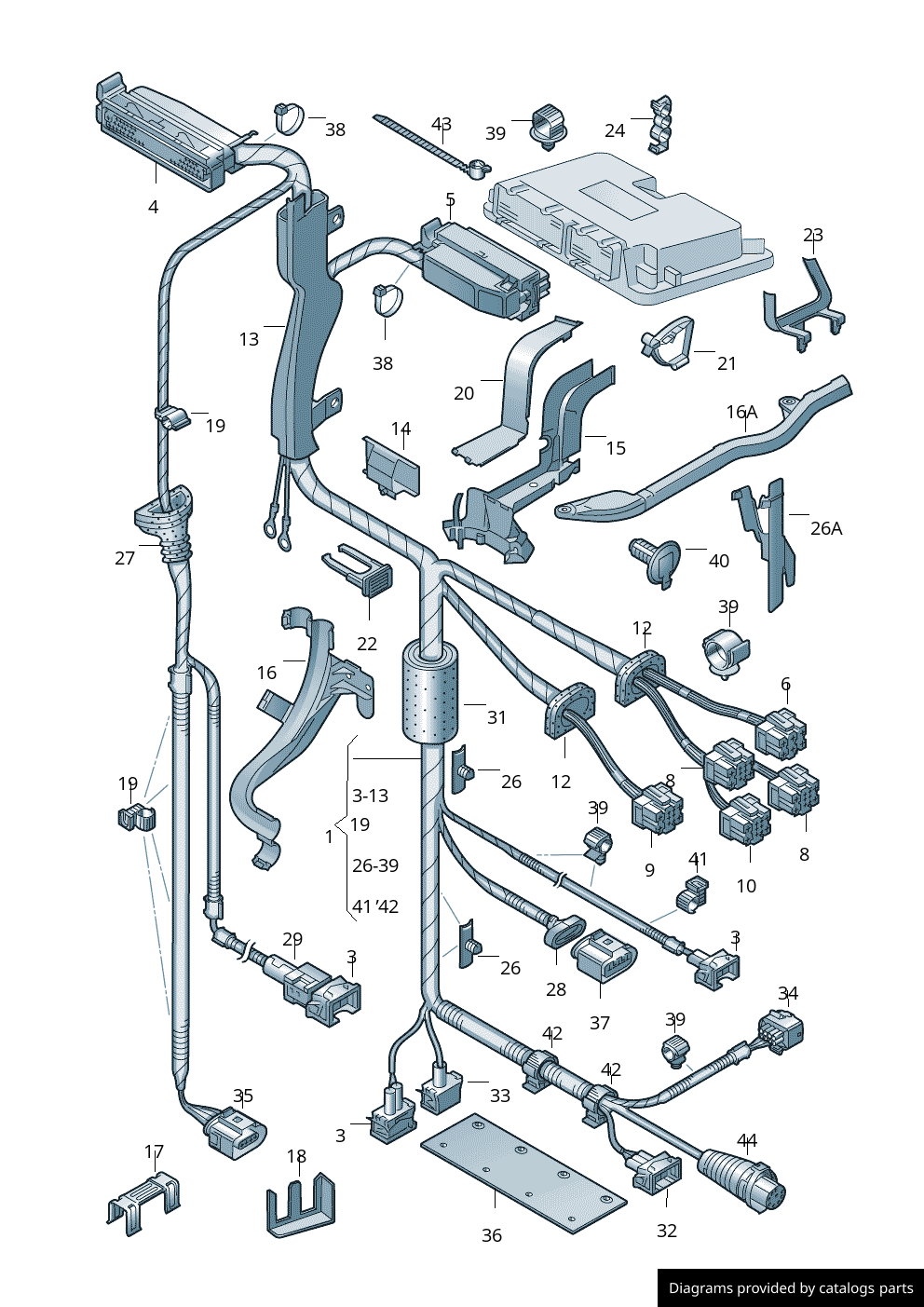 Car part diagram
