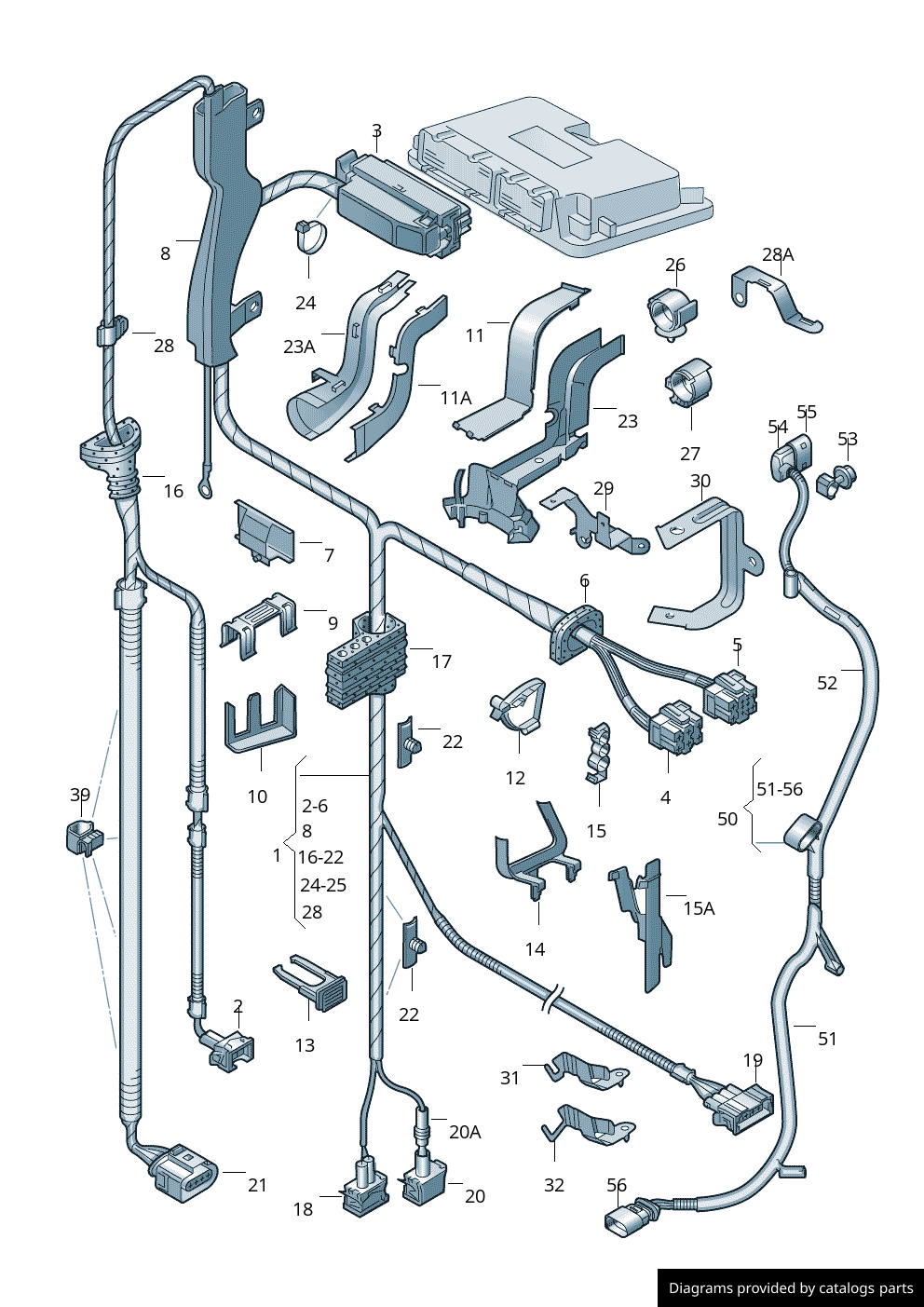 Car part diagram