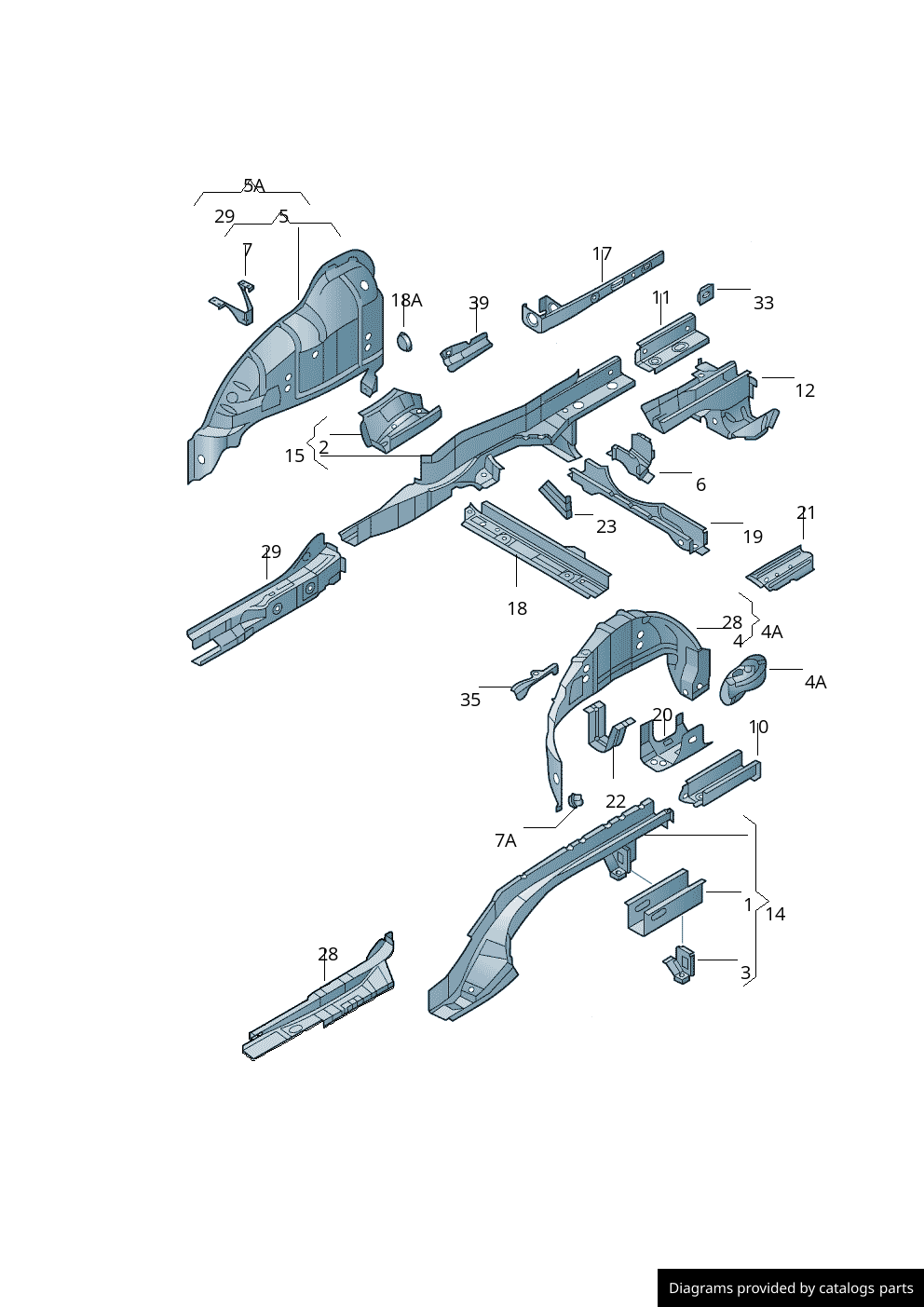Car part diagram