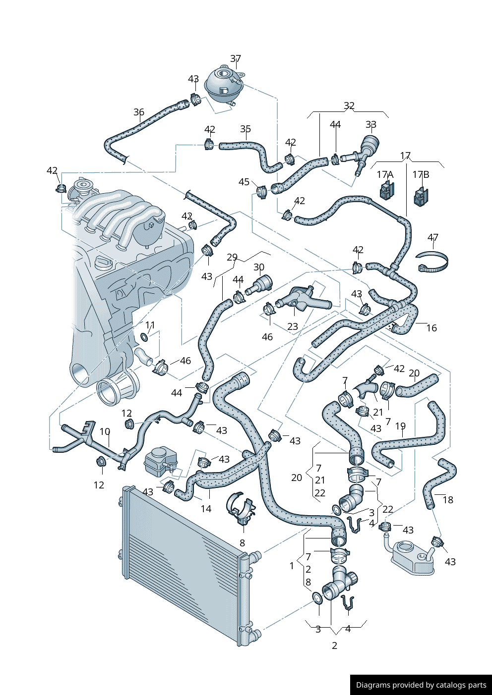 Car part diagram