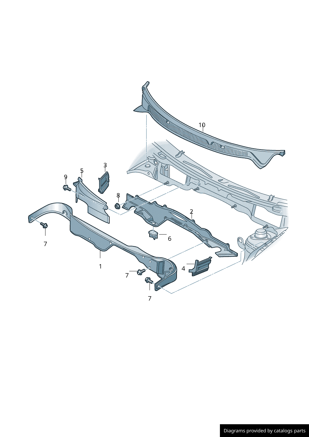 Car part diagram