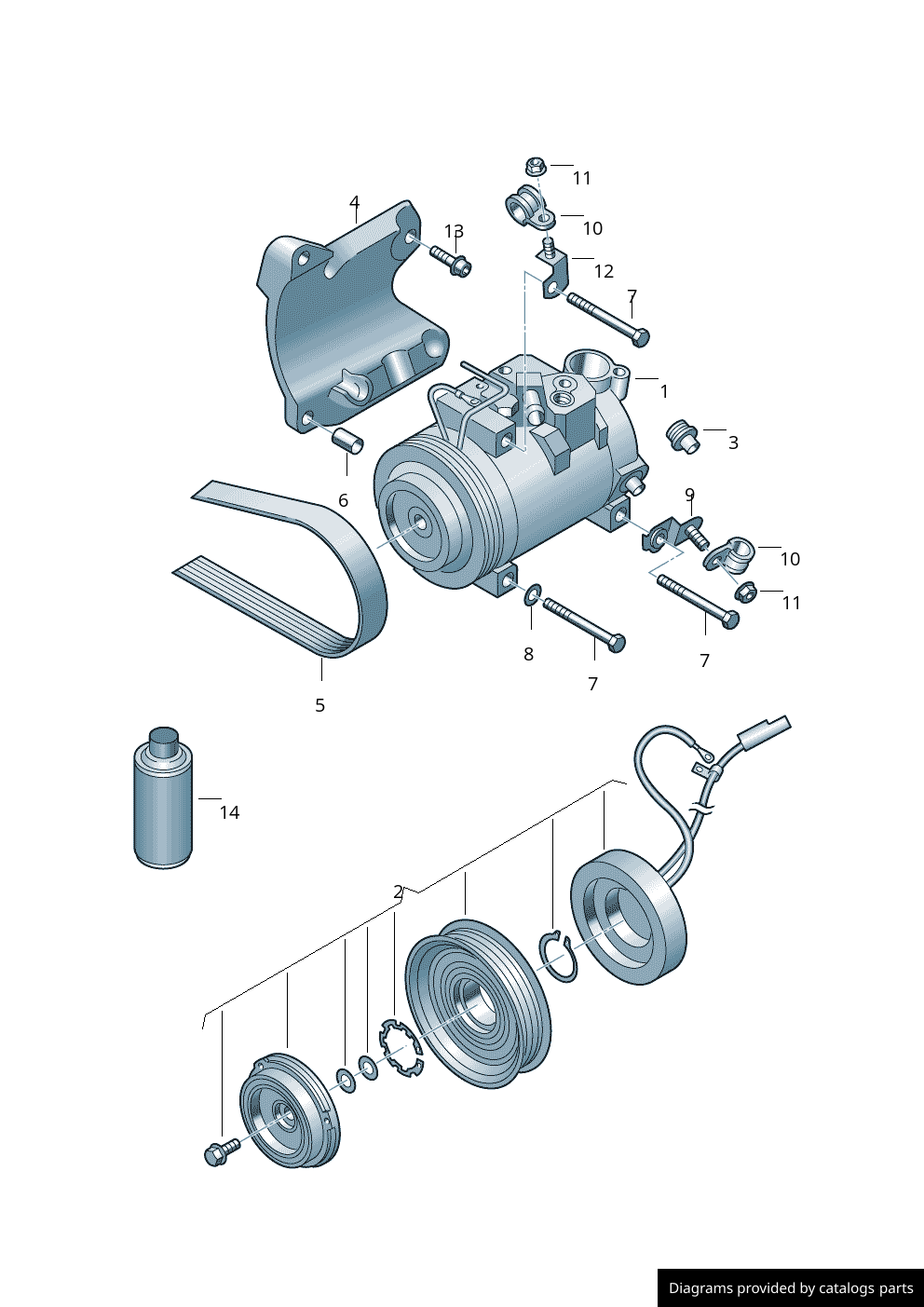 Car part diagram