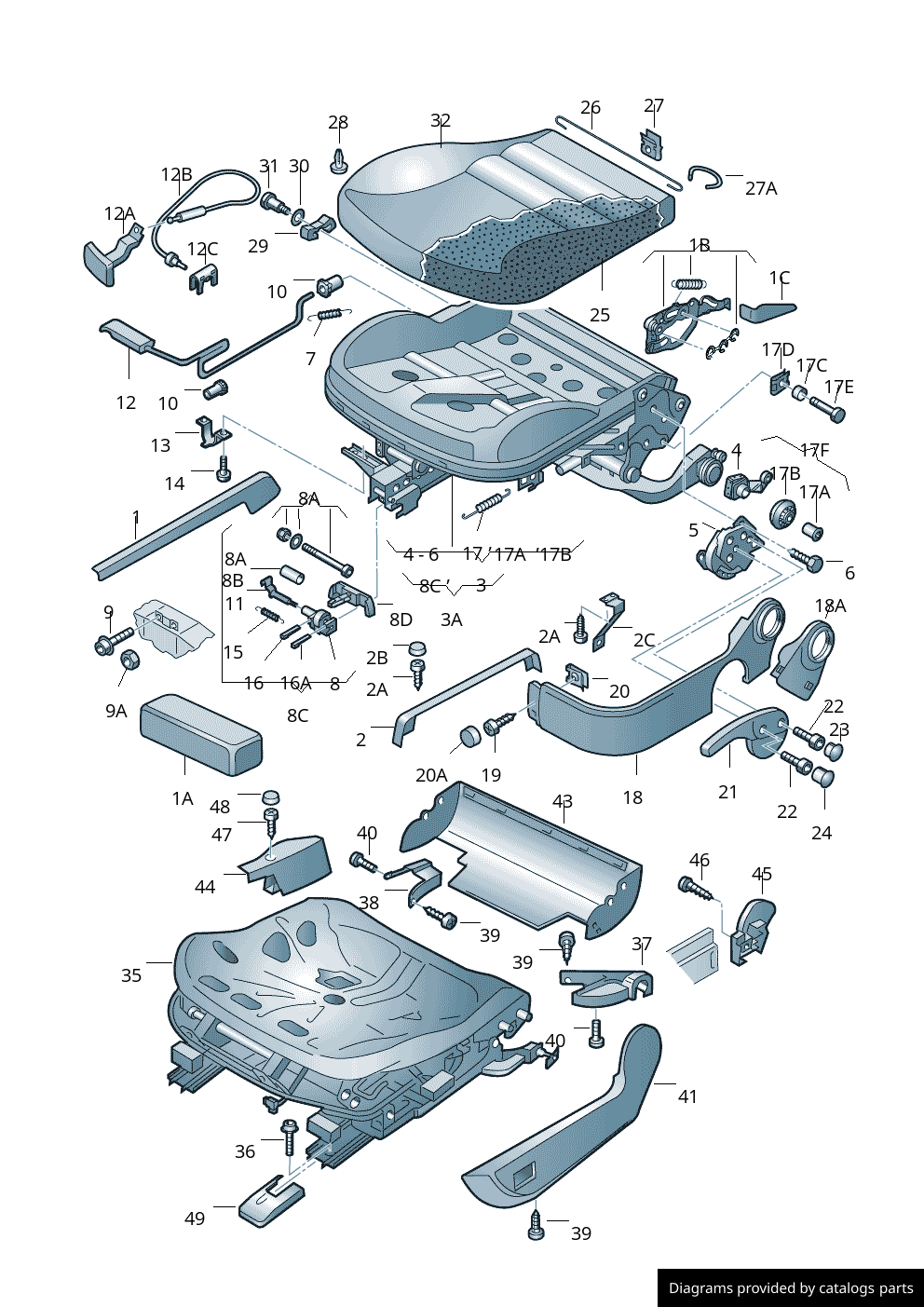 Car part diagram