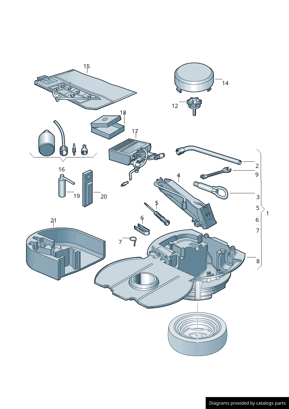 Car part diagram