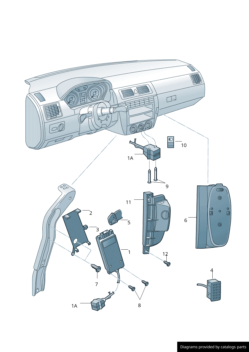 Car part diagram