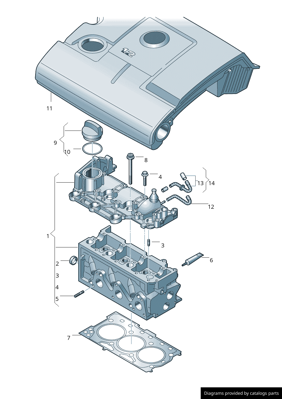 Car part diagram