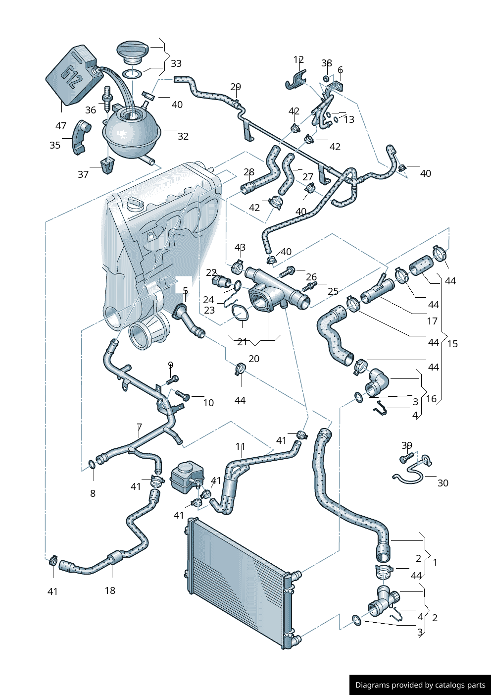 Car part diagram