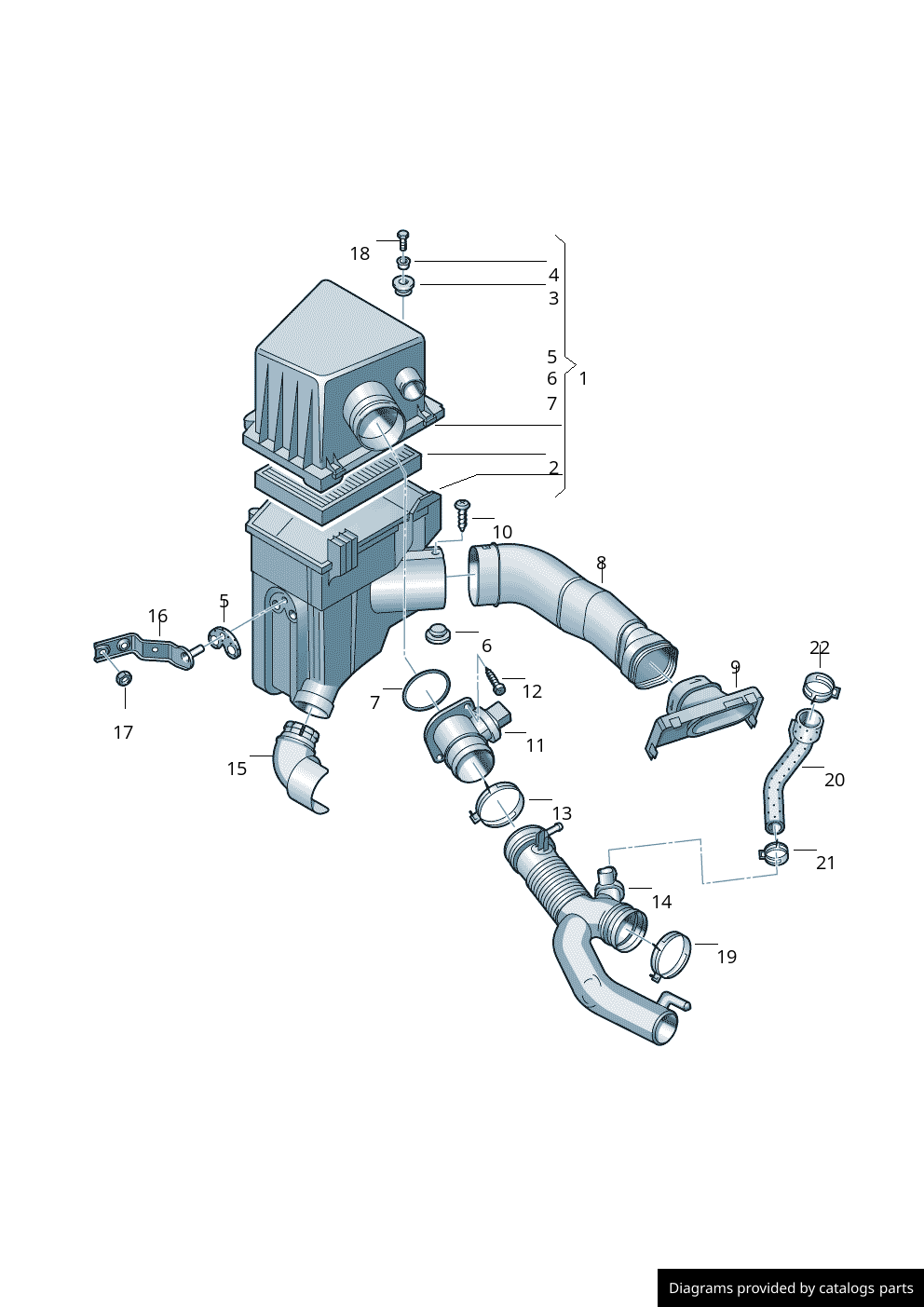 Car part diagram
