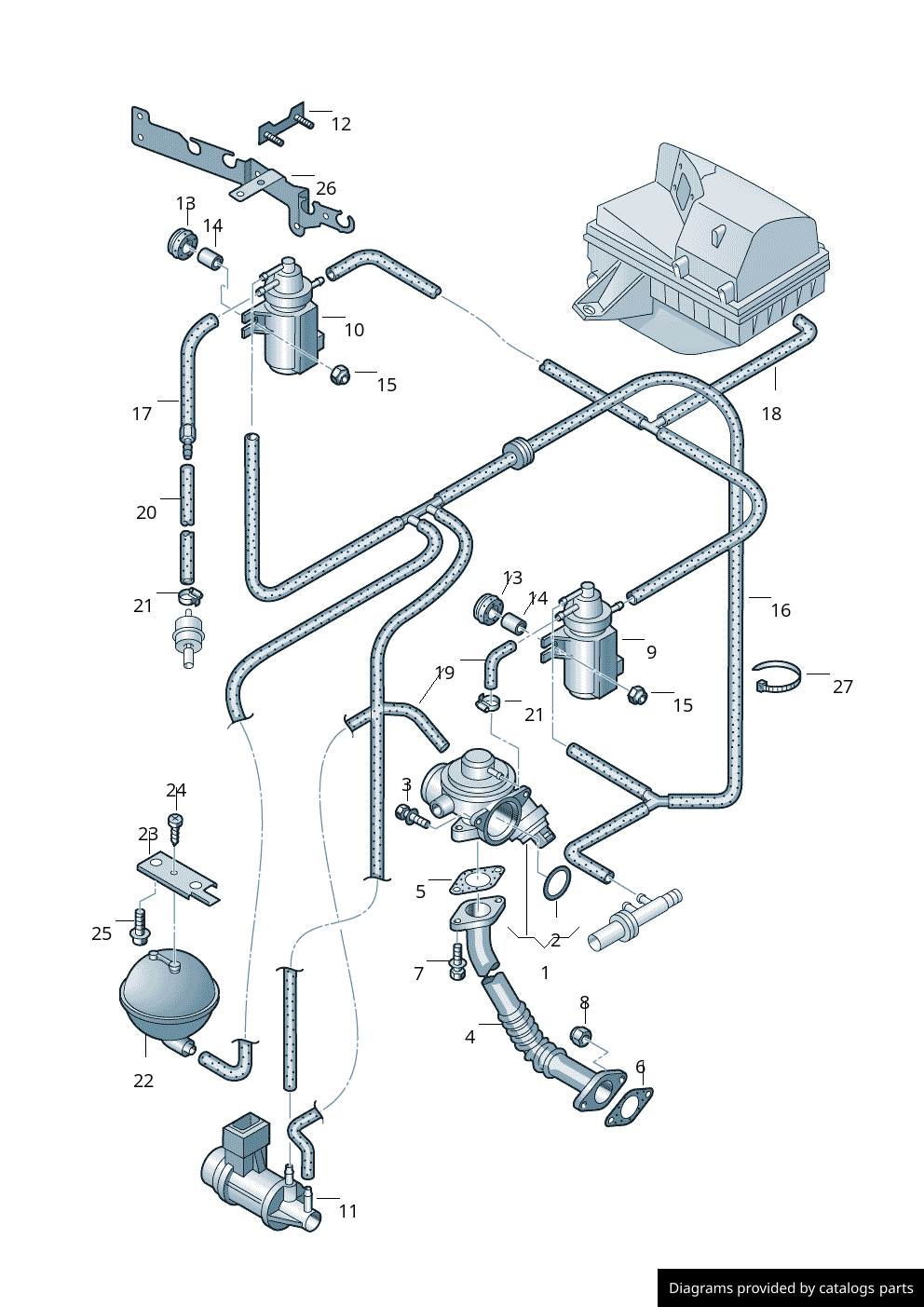 Car part diagram