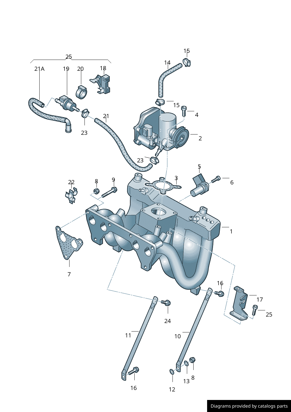 Car part diagram