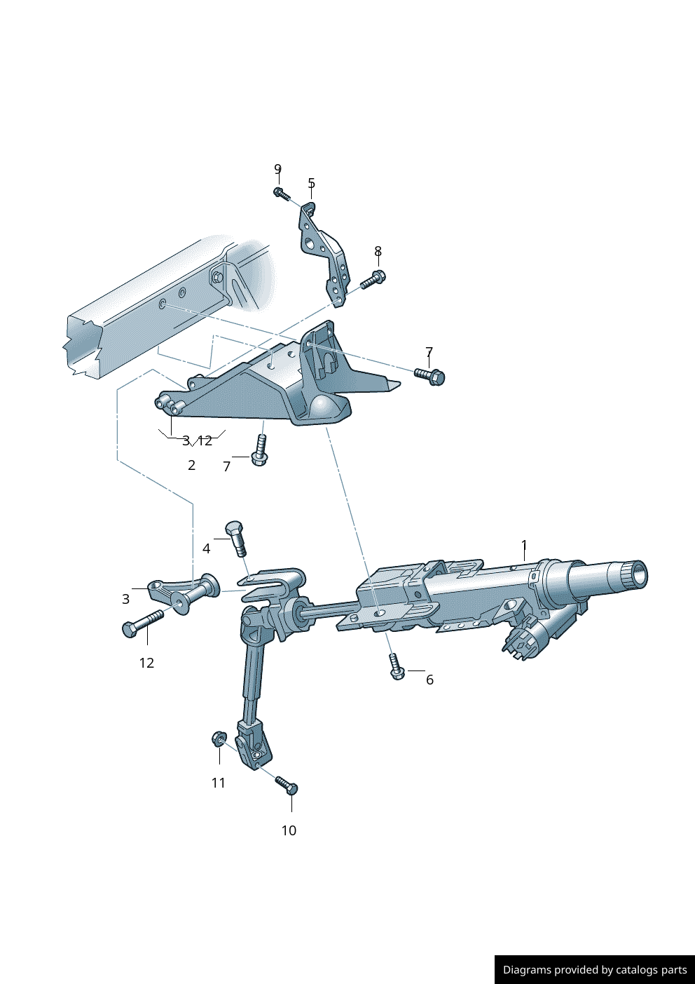 Car part diagram