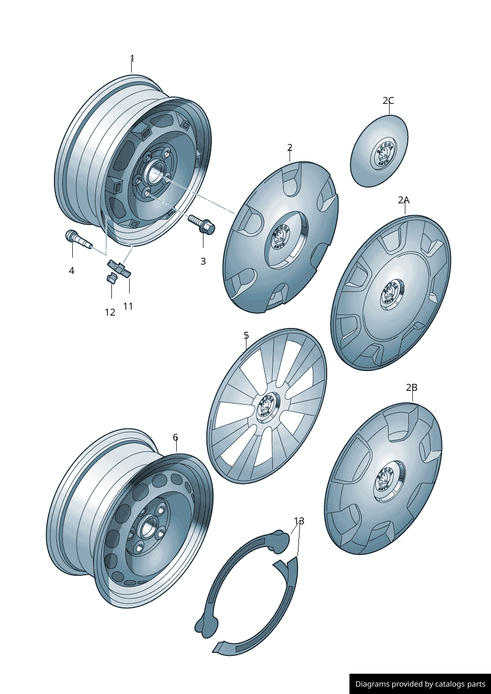 Car part diagram