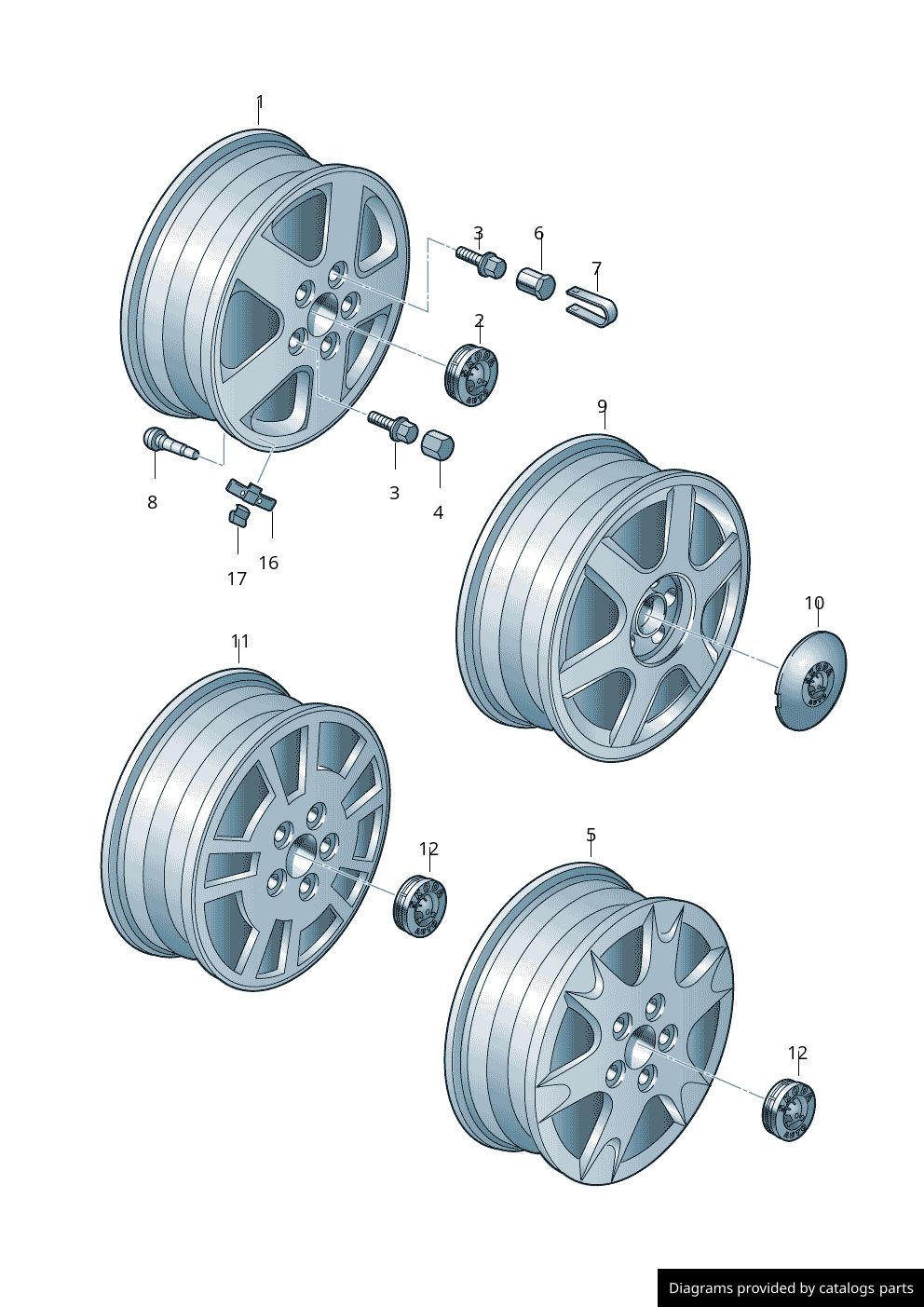 Car part diagram