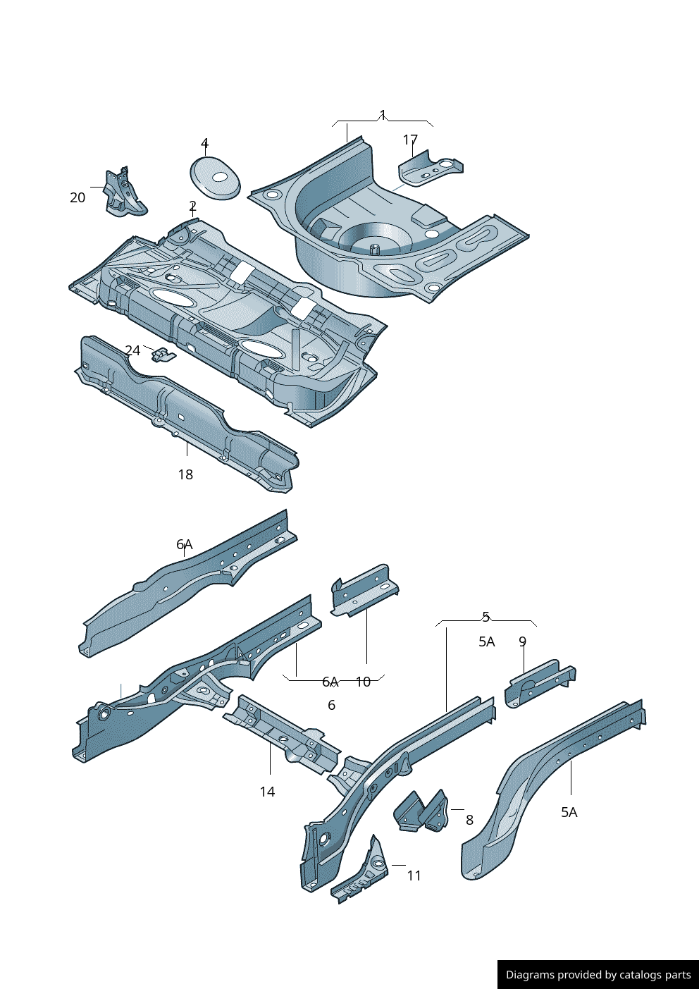 Car part diagram