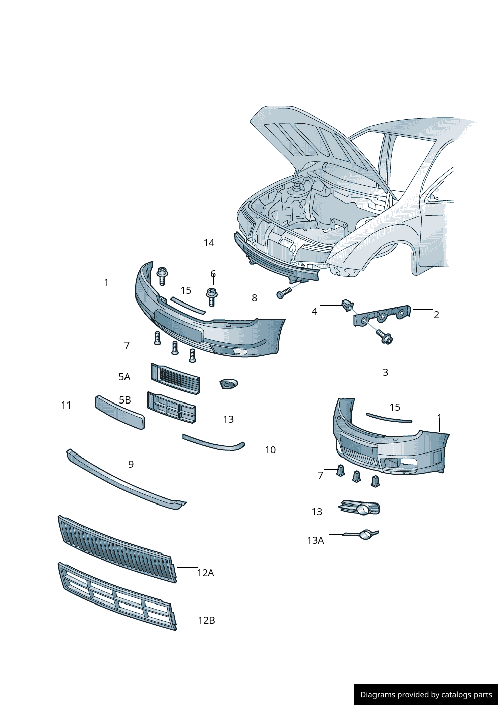Car part diagram
