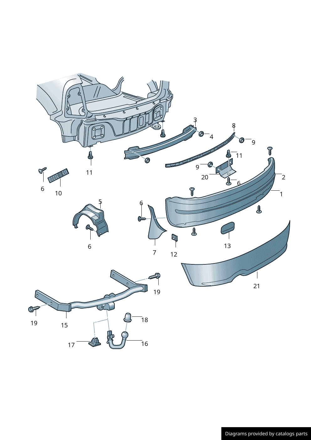 Car part diagram