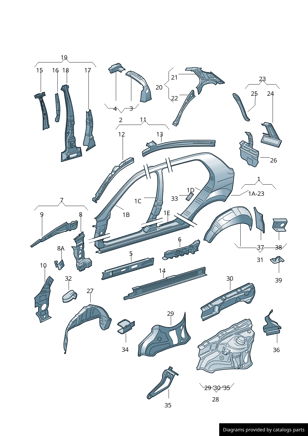 Car part diagram