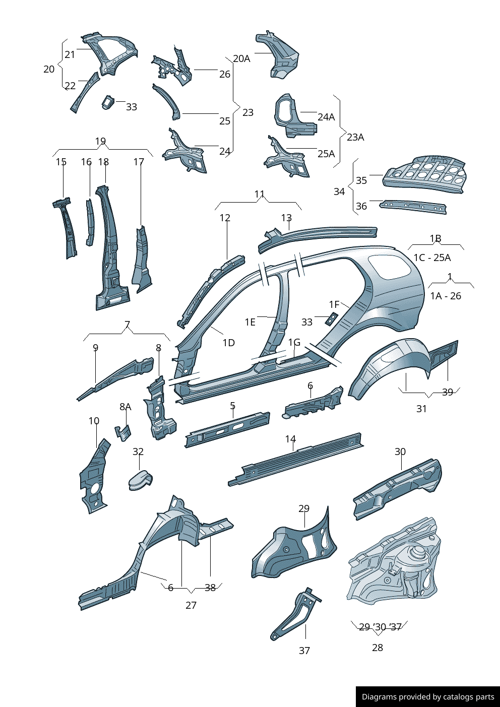 Car part diagram
