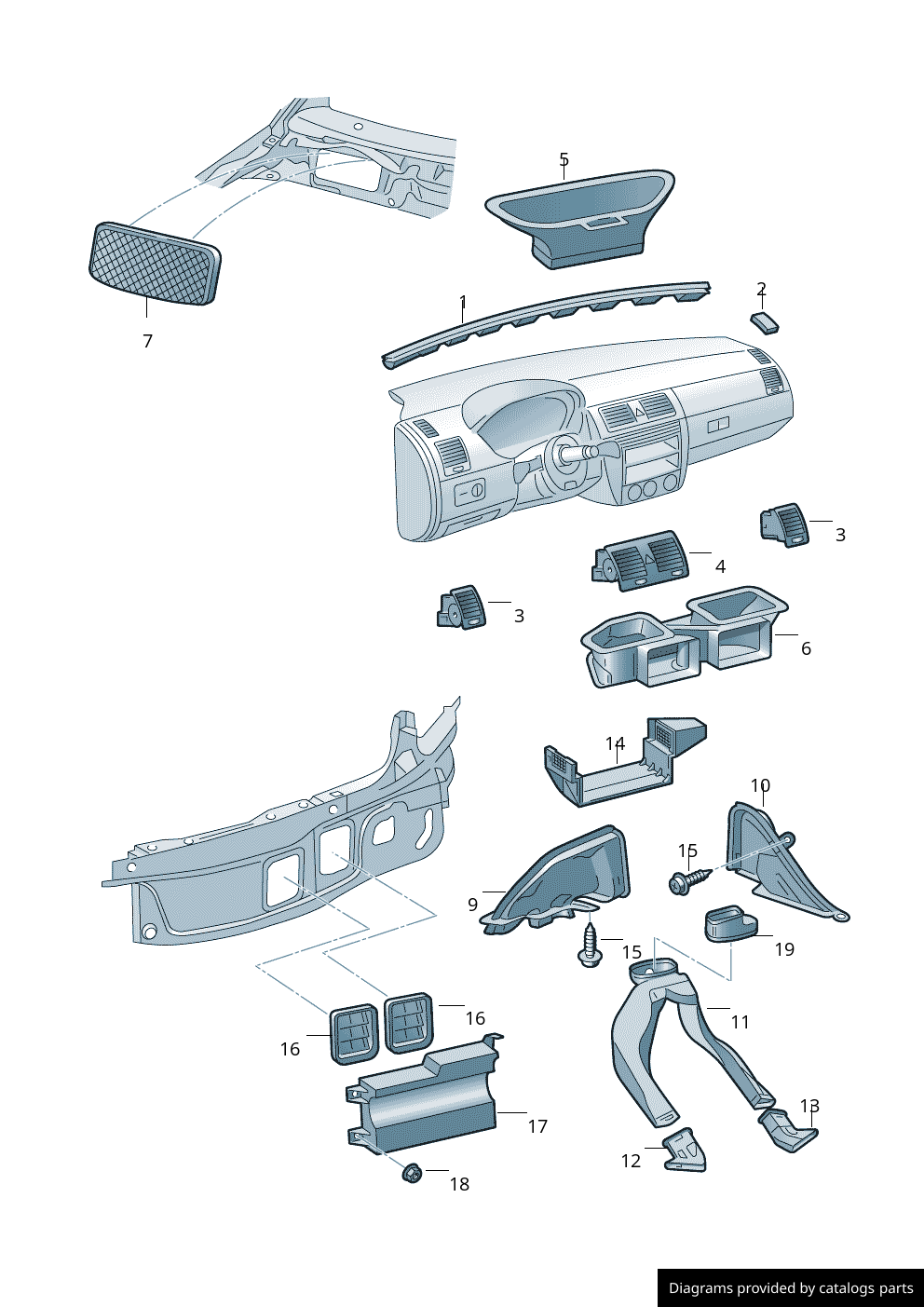 Car part diagram