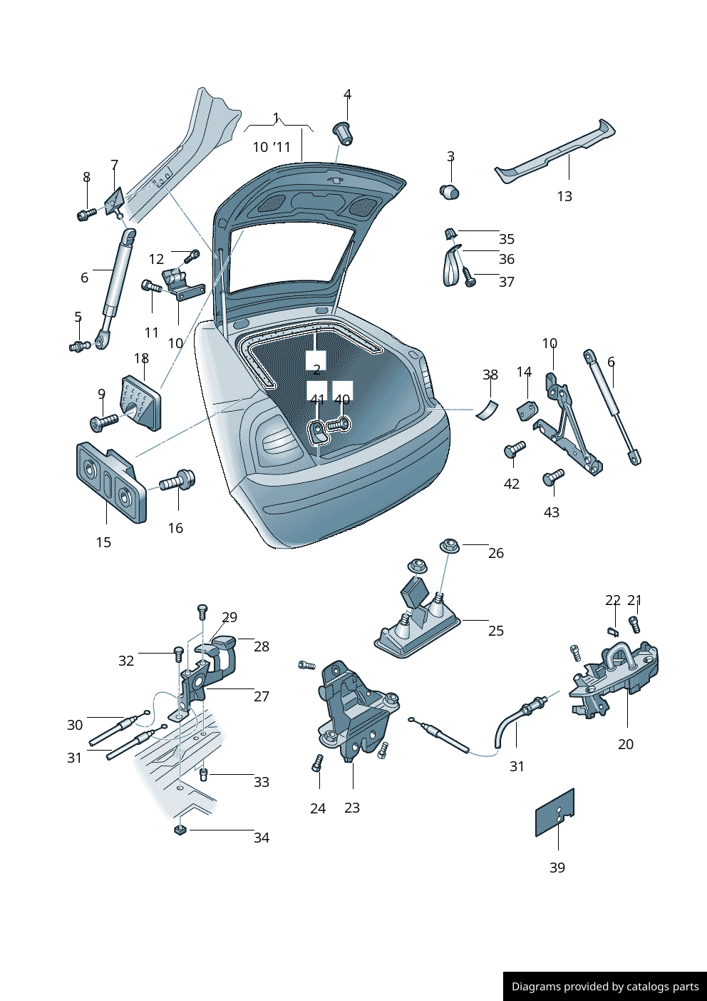 Car part diagram