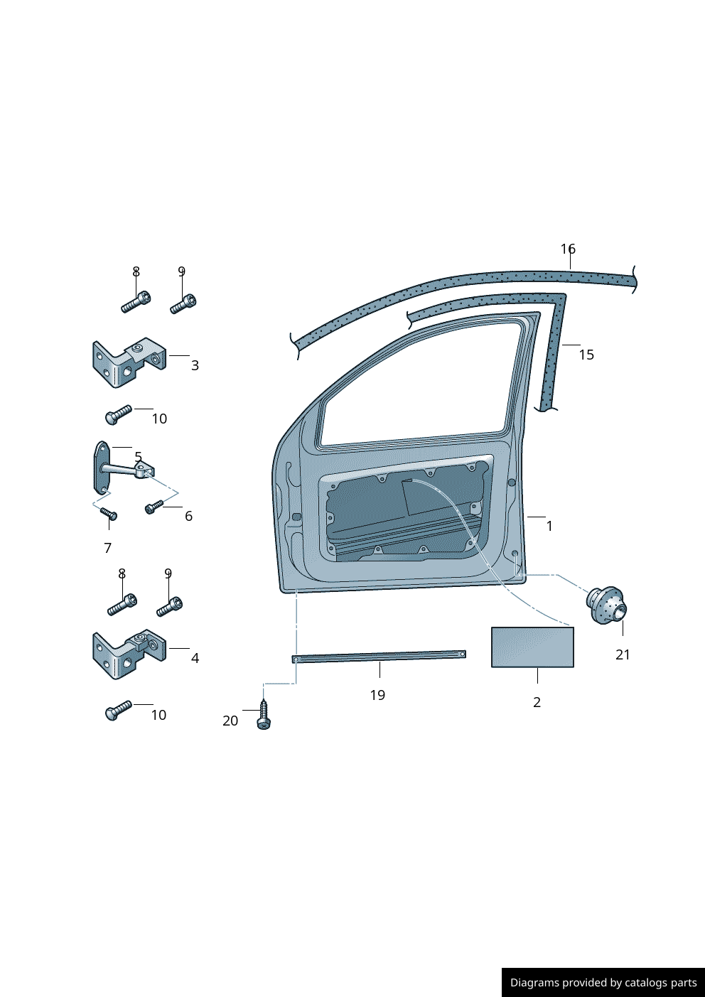 Car part diagram