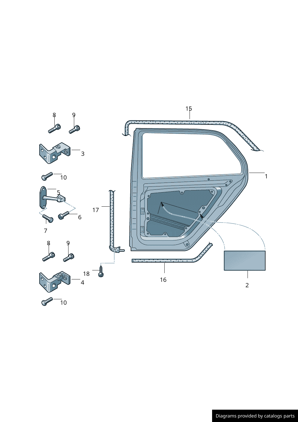 Car part diagram