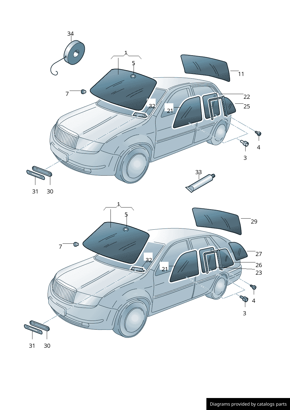 Car part diagram